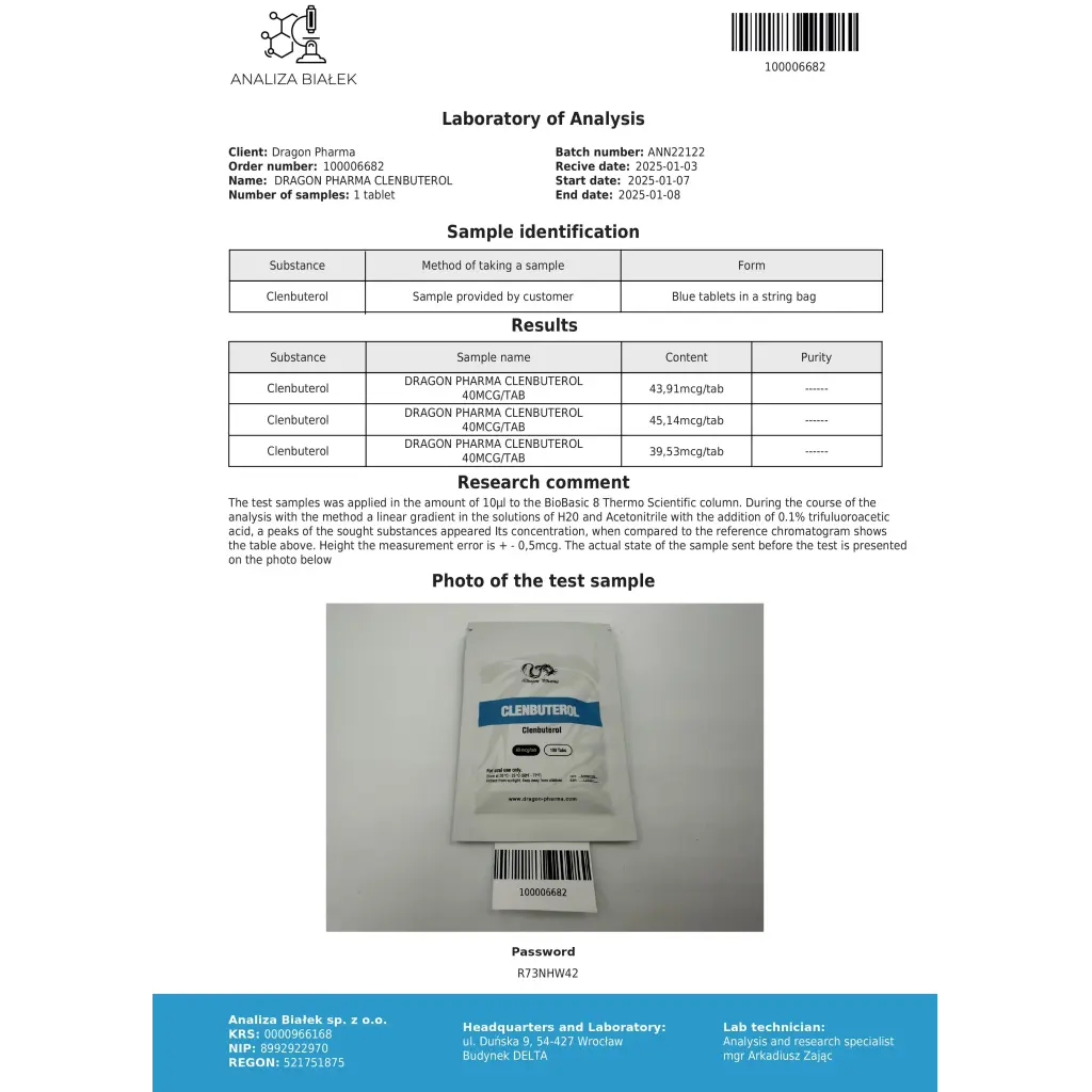 Clenbuterol 40mg